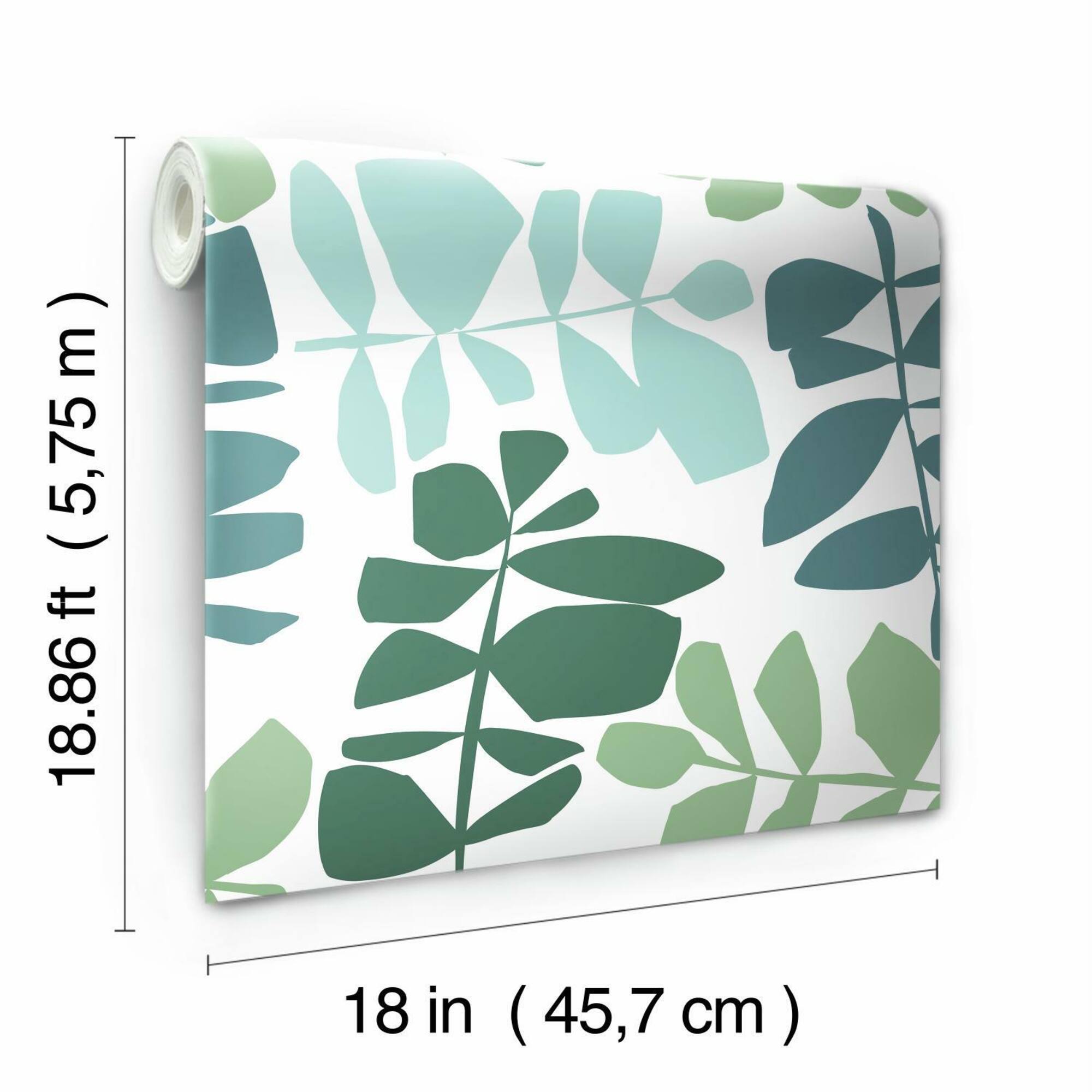 RoomMates Leaf Sprigs Peel & Stick Wallpaper